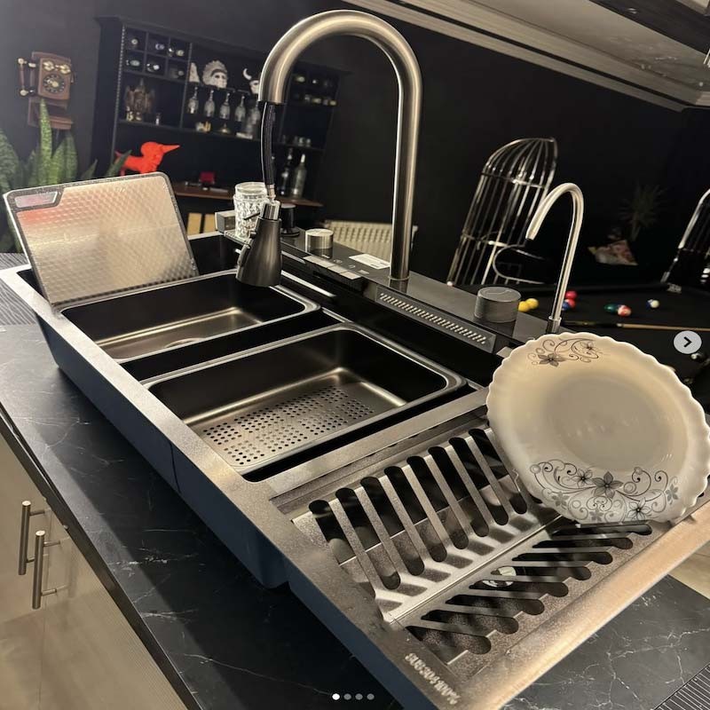 Kitchen Sink with Dish Rack Manufacturer