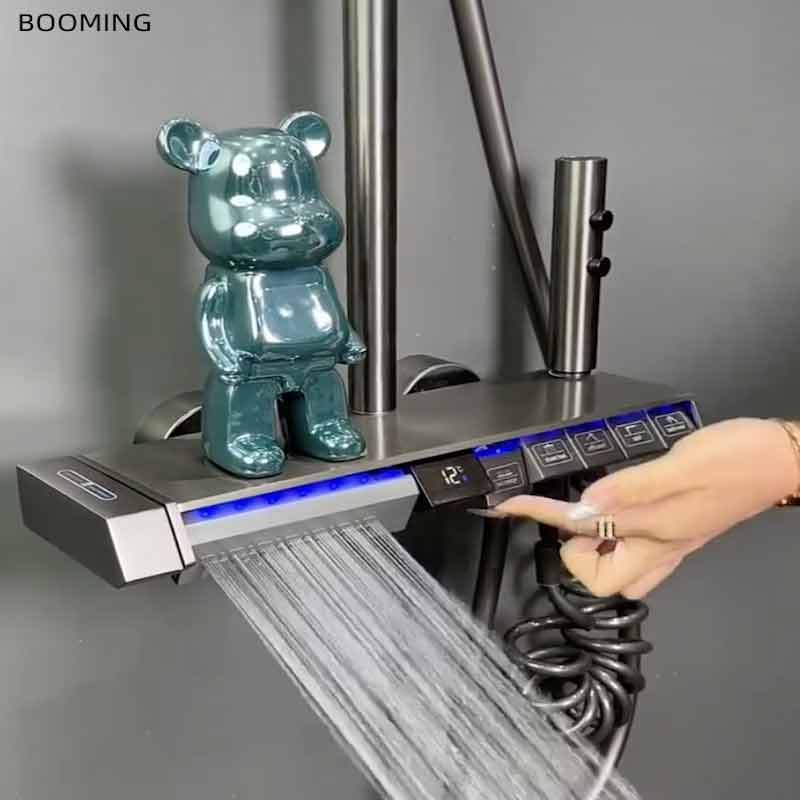 Brass Shower Set with Back Massage Most Popular on Instagram