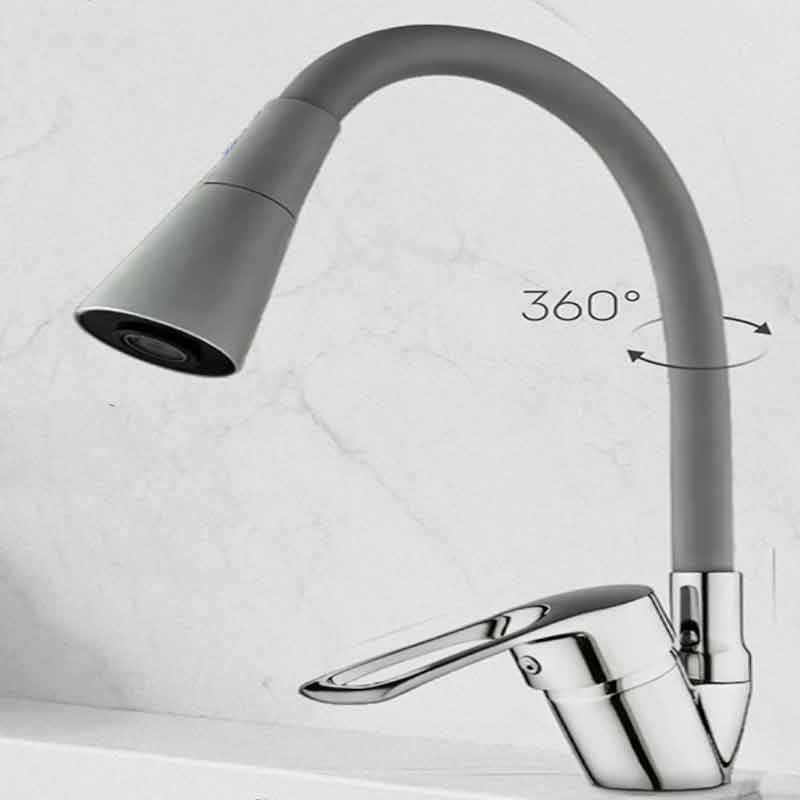 Aluminum Kitchen Faucet with Sprayer