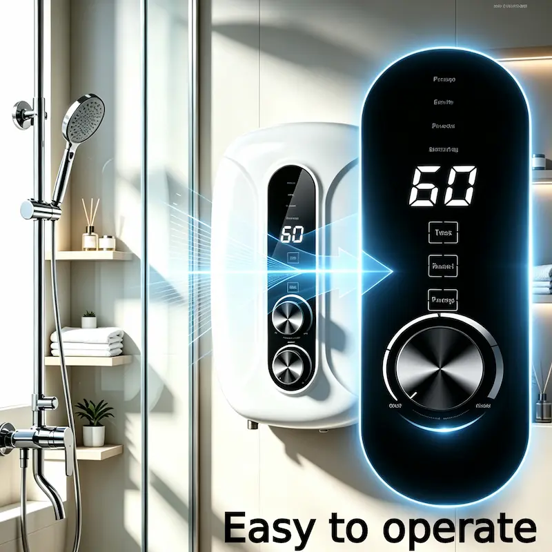 Tankless electric hot water heater