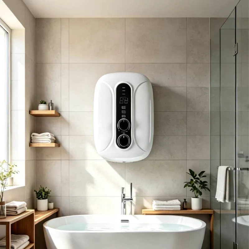 Tankless electric hot water heater